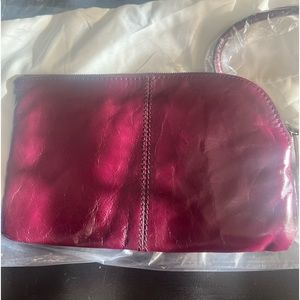 CHRISTMAS SALE!!! NWT HOBO Vintage Hide Eggplant 'Sable' Leather Wristlet